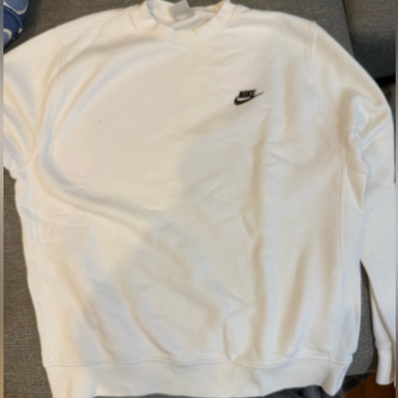Nike Off-White Fleece Sweatshirt - Picture 1 of 4